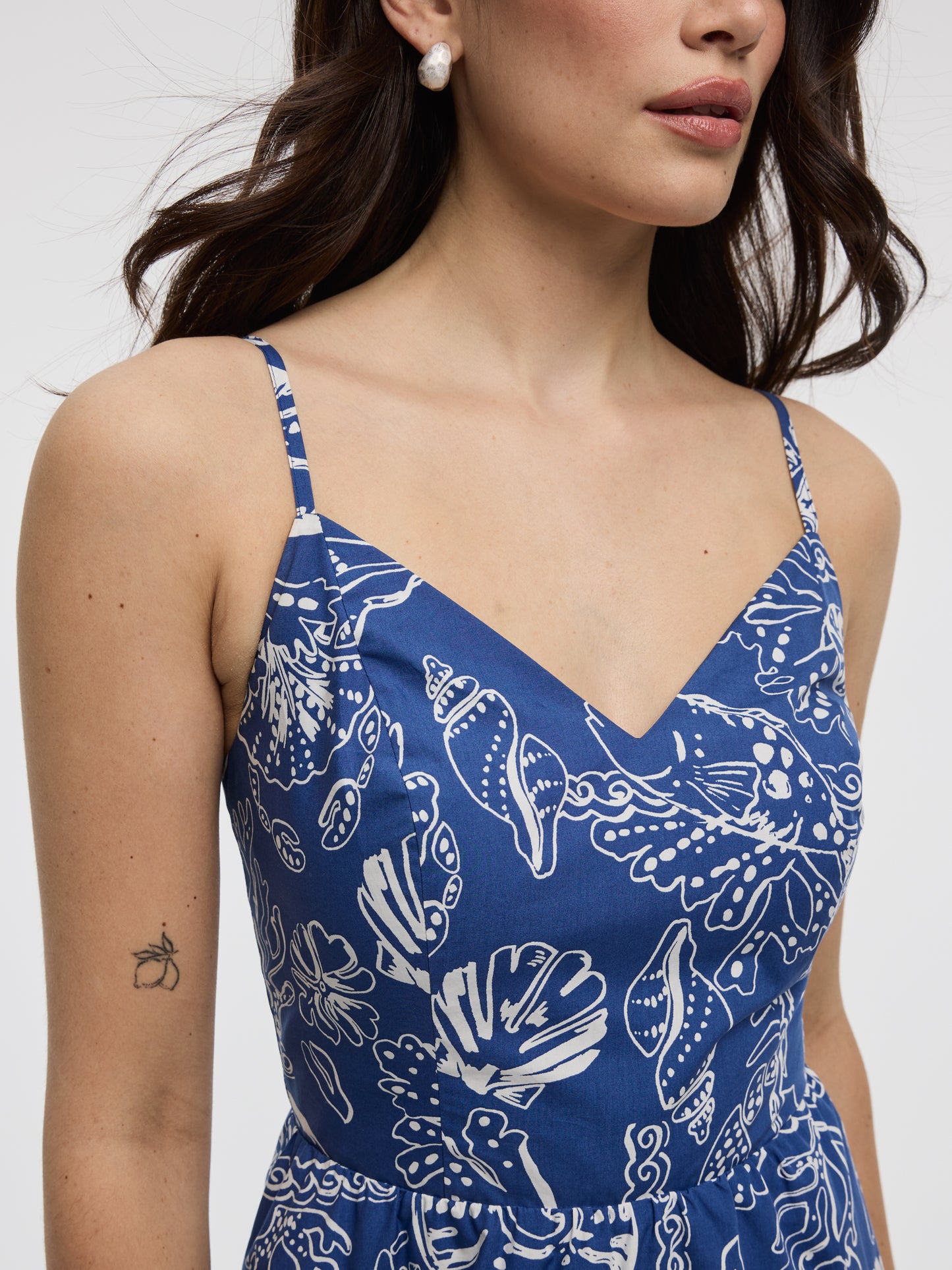 Sleeveless Fit and Flare Midi Dress