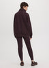 Long-Sleeve Mock-Neck Sweatshirt - Hyba