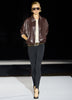 Loose Faux Leather Jacket