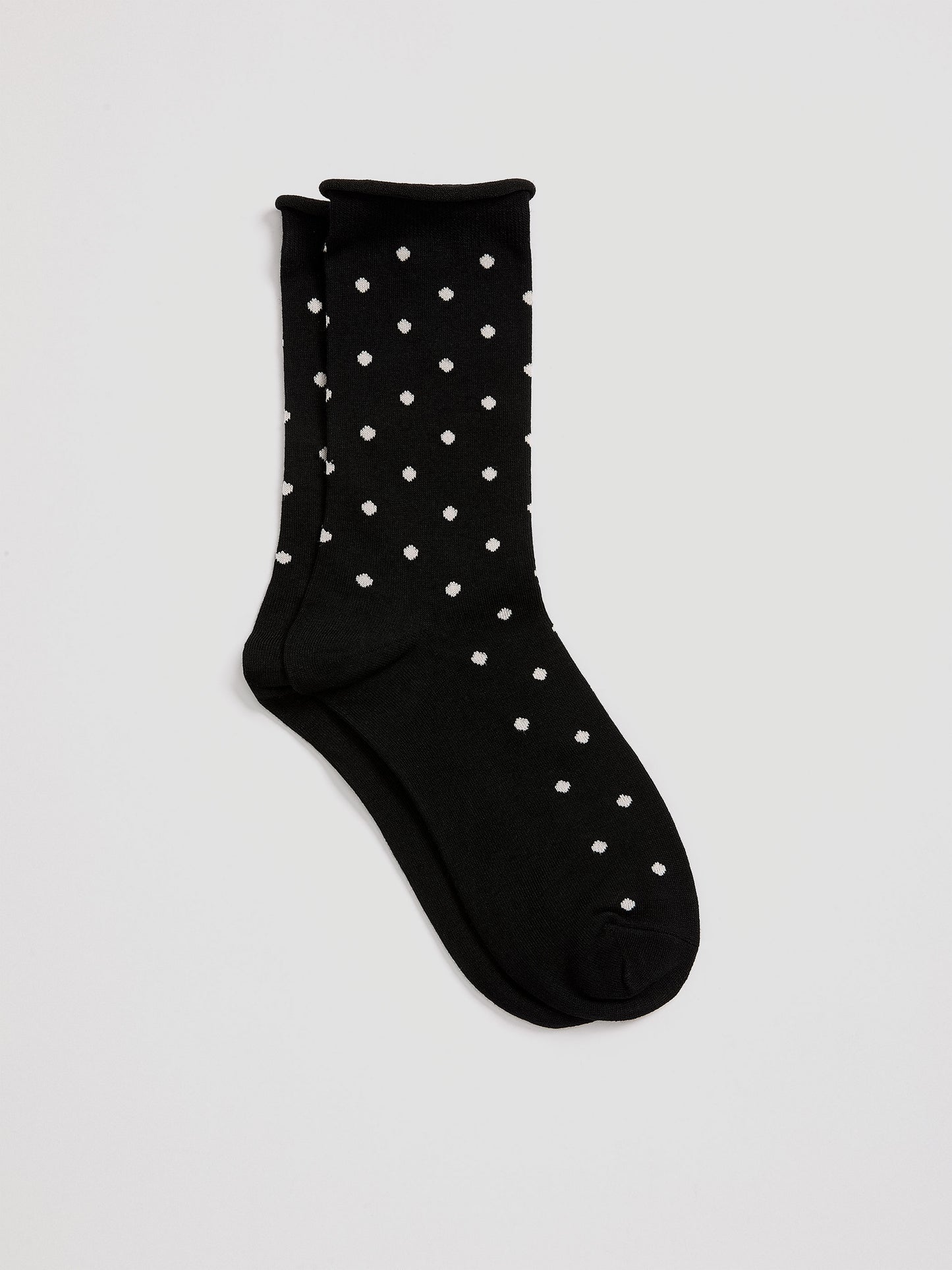 Dotted Bamboo Viscose Crew Socks