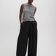 Wide-Leg High-Rise Pant