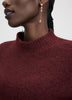 Long-Sleeve Mock-Neck Wool-Blend Sweater