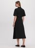 Short-Sleeve Midi Shirtdress