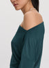 Long-Sleeve Off-the-Shoulder Top