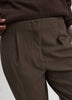 Houndstooth Mid-Rise Barrel Pants - The Timeless - Curvy Fit