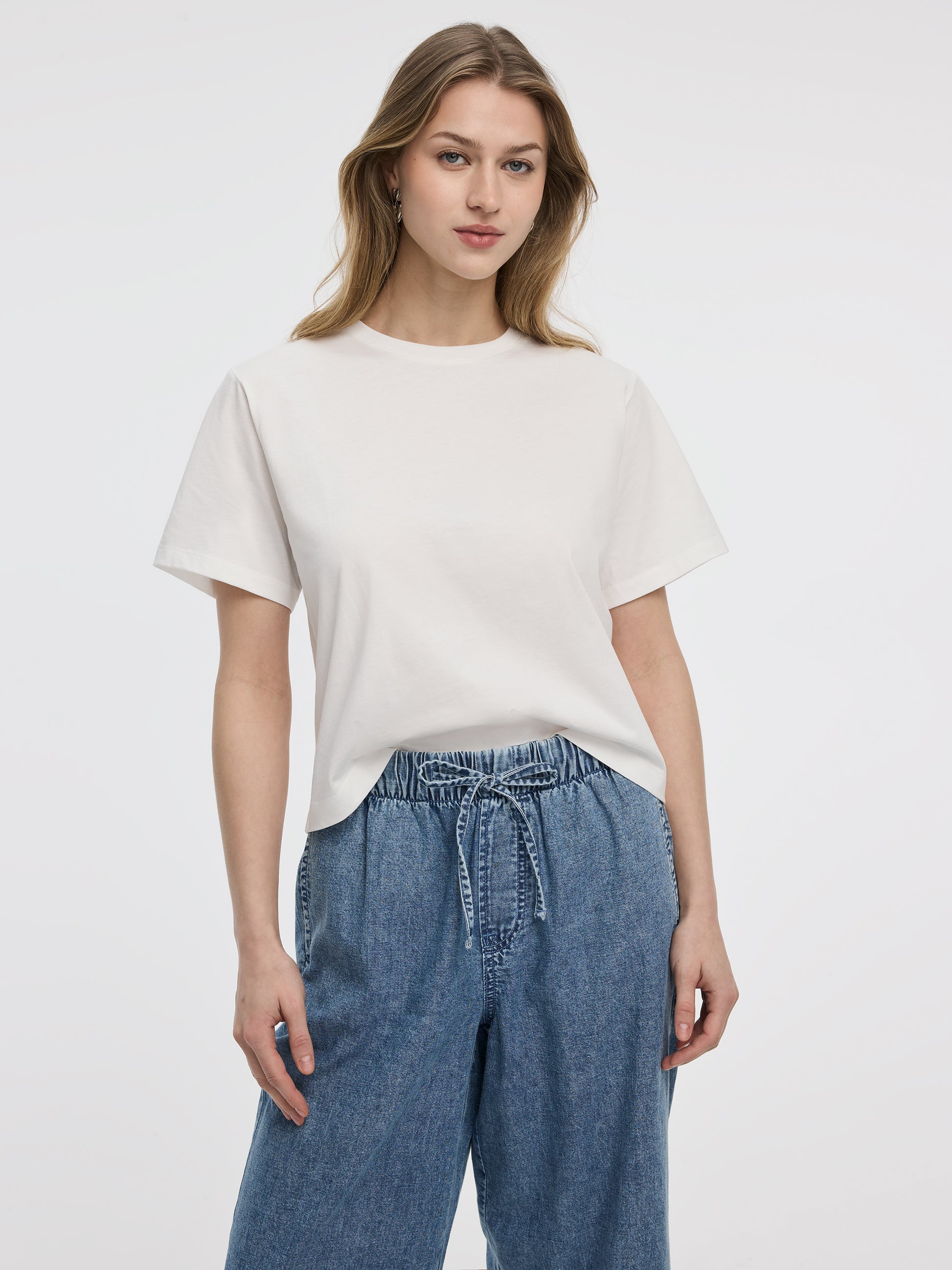 Crew-Neck Boxy T-Shirt