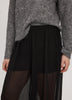 High-Rise Barrel Pants with Under Shorts