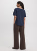 Crew-Neck T-Shirt Blouse