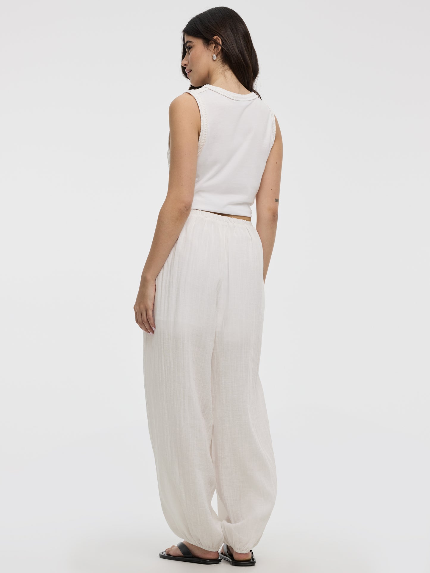 High-Rise Harem Pull-On Pant