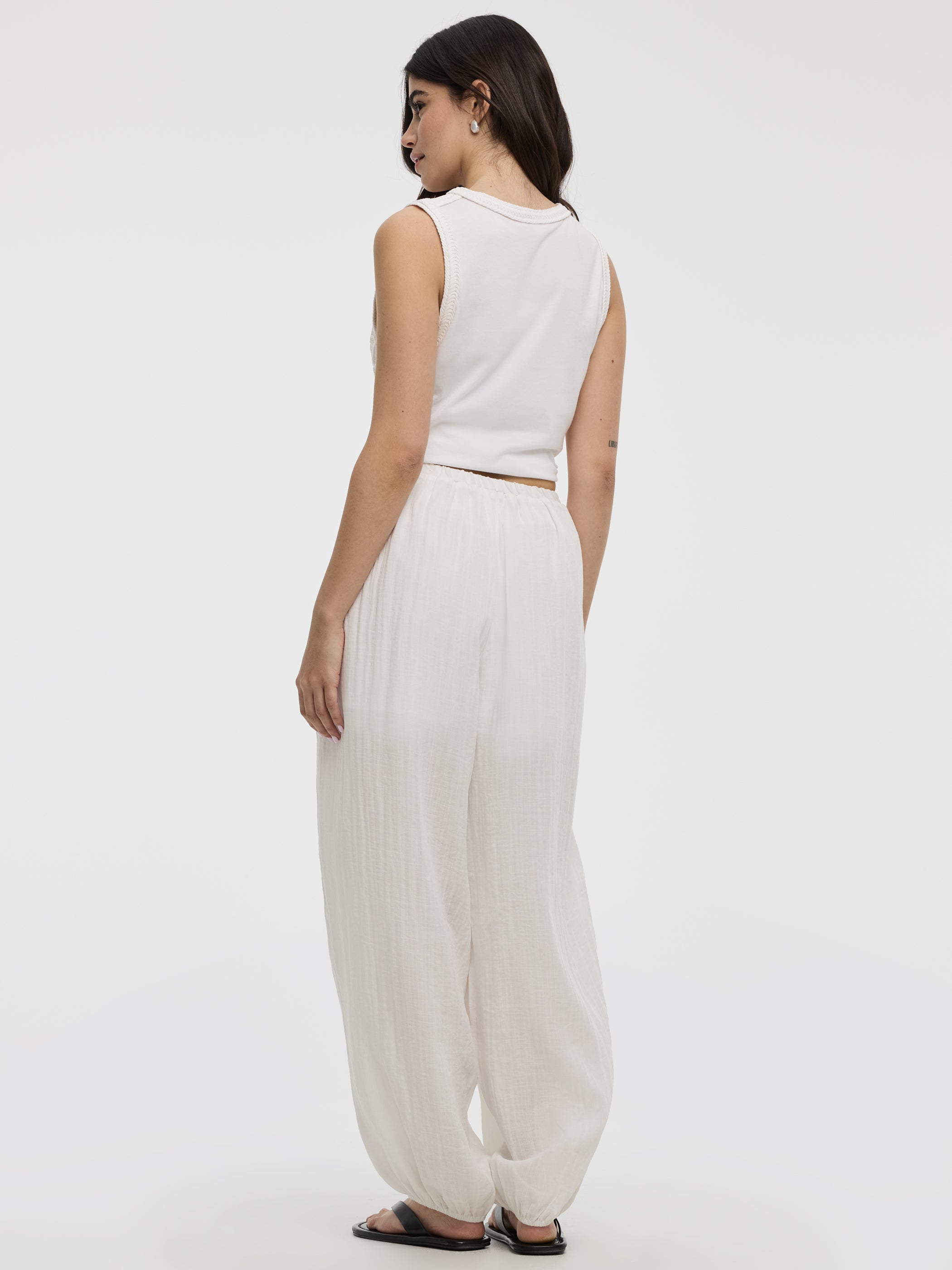 High-Rise Harem Pull-On Pant