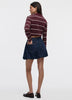 Denim Bubble Miniskirt