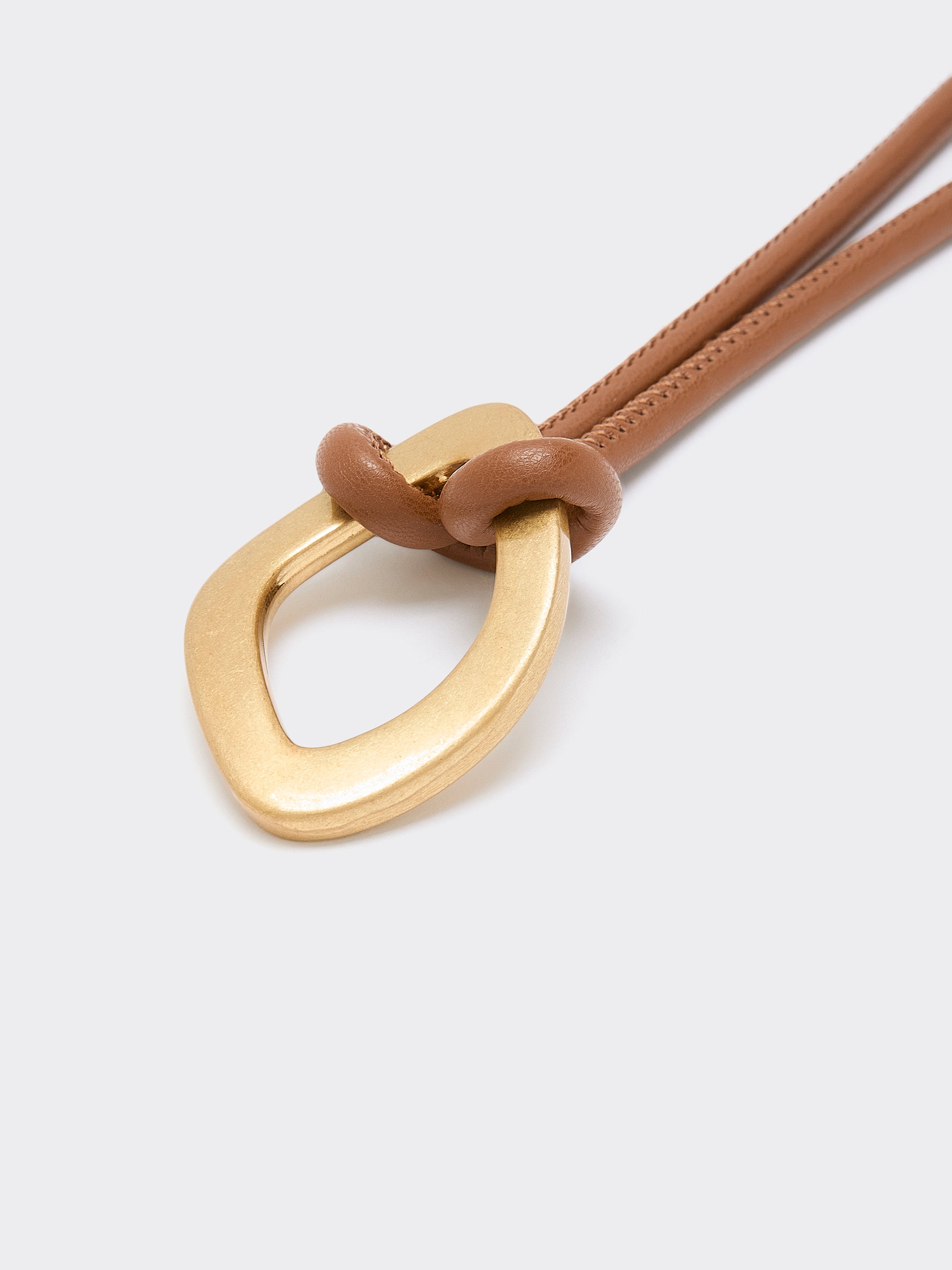 Faux Leather Cord Belt