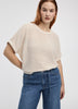 Short-Dolman-Sleeve Boat-Neck Tee