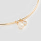Choker with Rhinestone and Pearls
