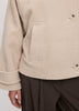 Mock-Neck Bouclé Coat