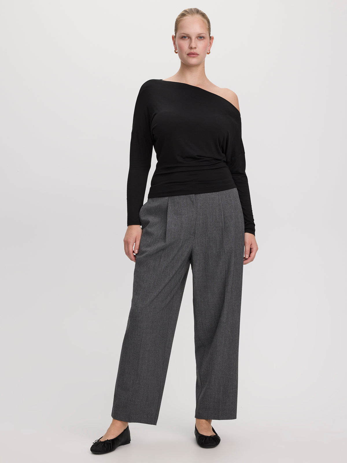 Mid-Rise Barrel Pants - The Timeless - Curvy Fit
