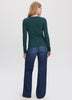 Long-Sleeve Crew-Neck Ribbed T-Shirt - R Essentials