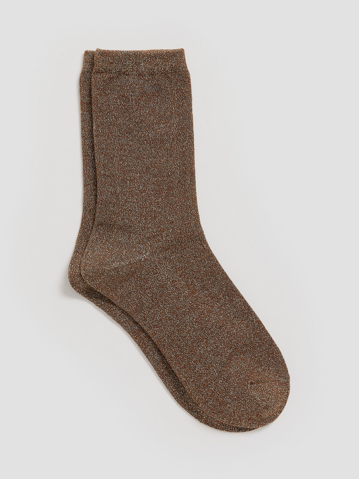 Crew Socks with Metallic Fibres