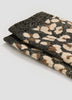Shimmery Crew Socks with Animal Print