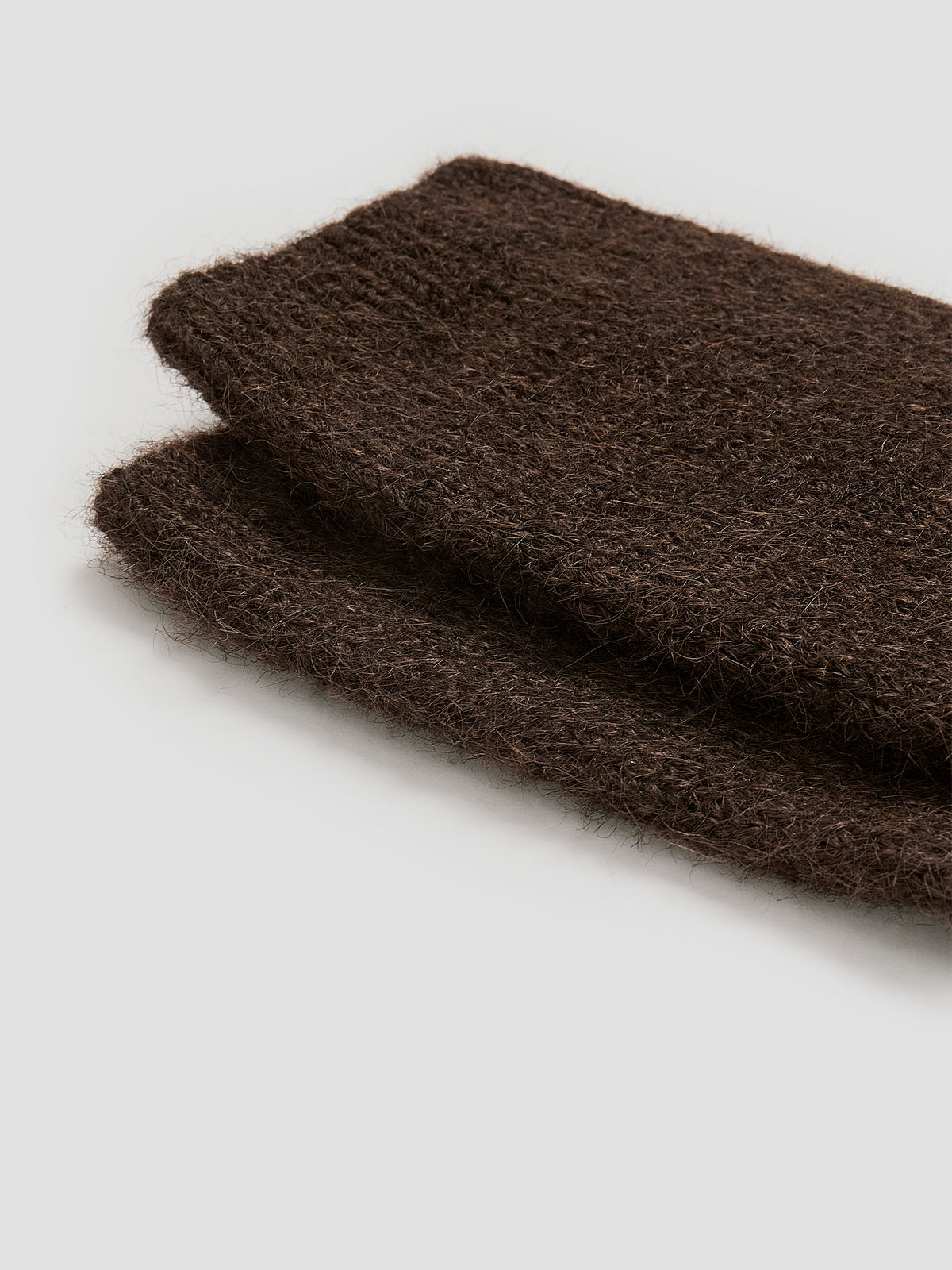 Bas classiques en tricot pelucheux