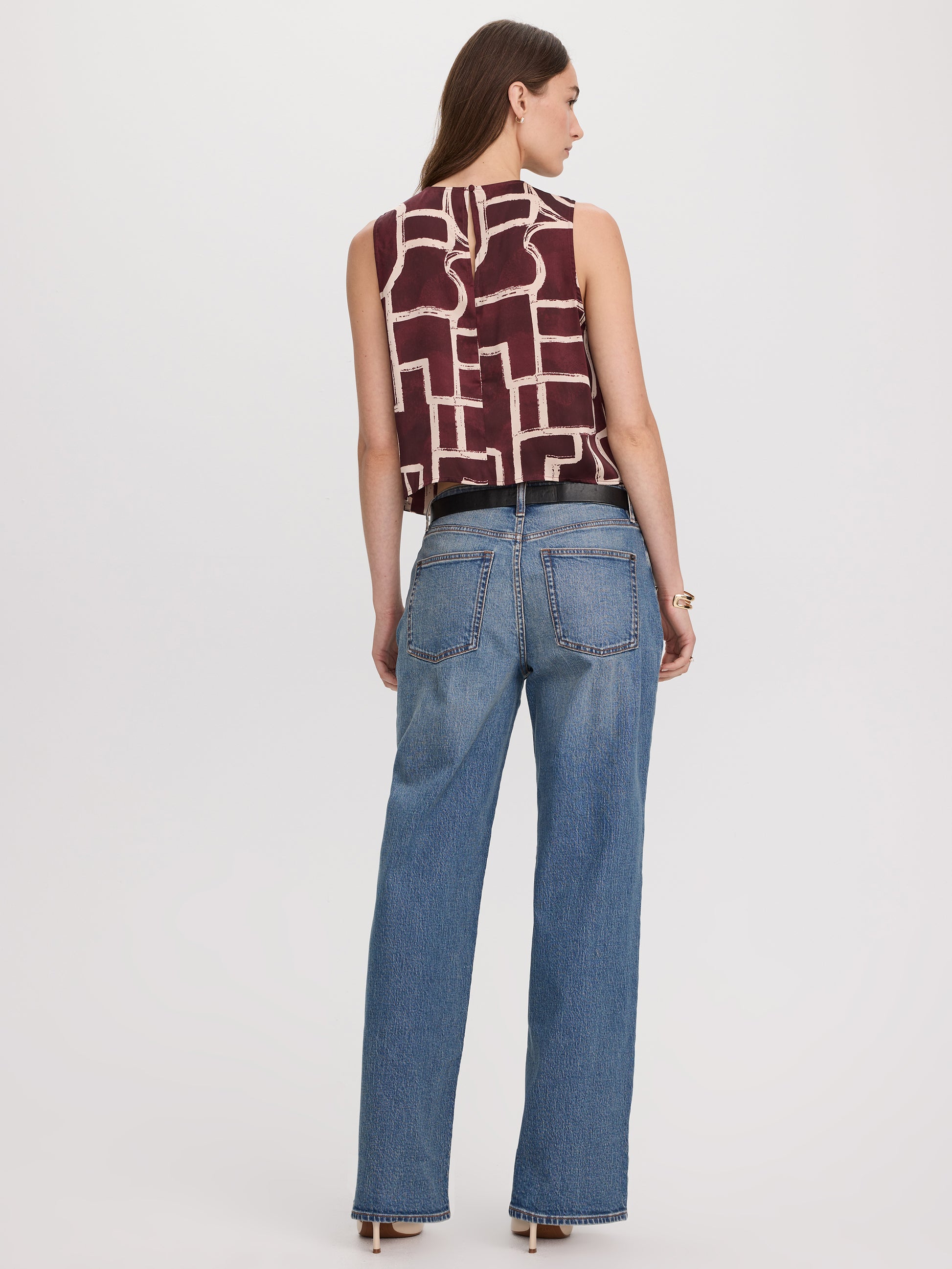 Sleeveless Wrap Top