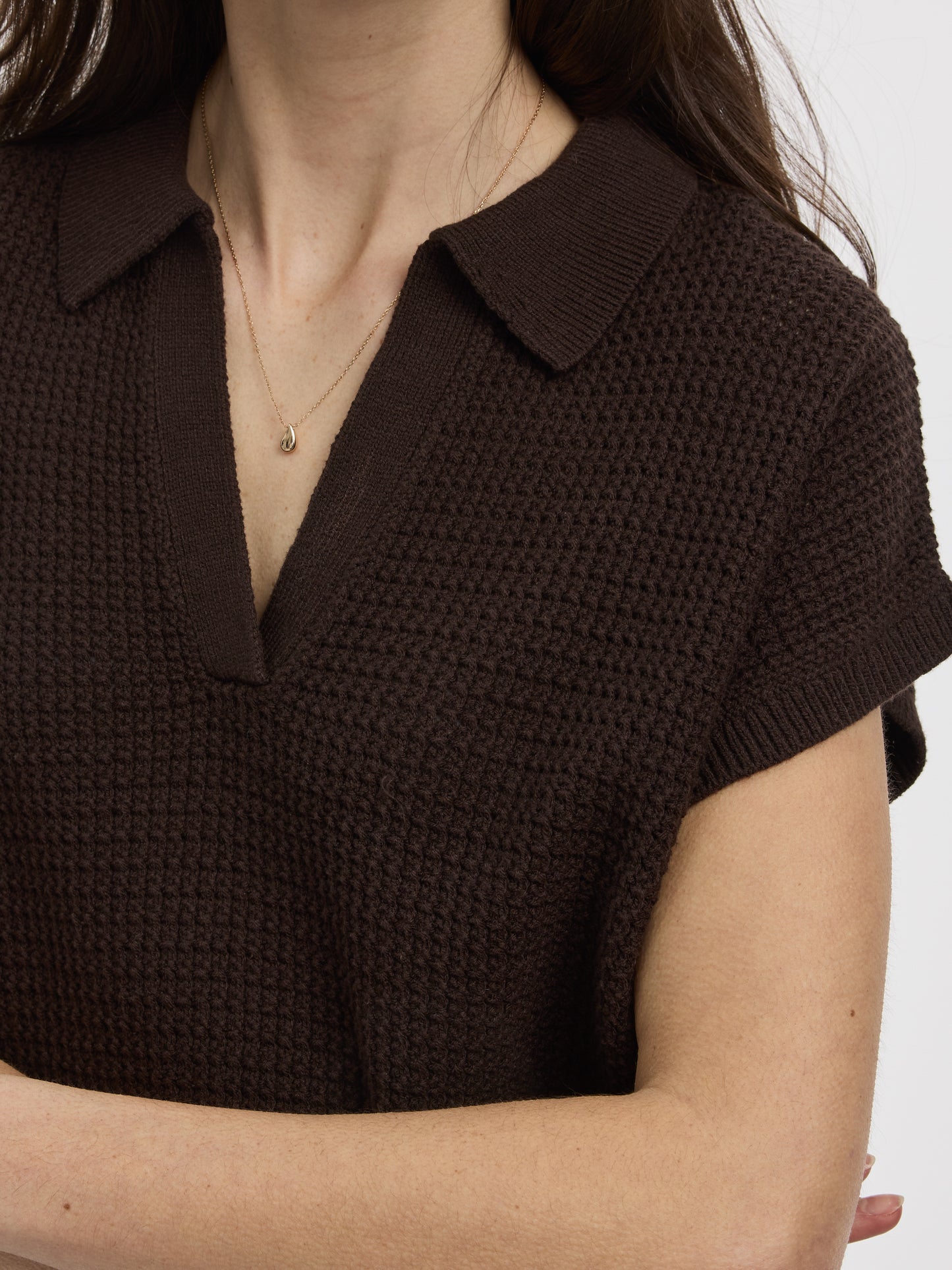 Extended-Sleeve Johnny Sweater Vest