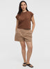 Fine Twill Pleated Shorts