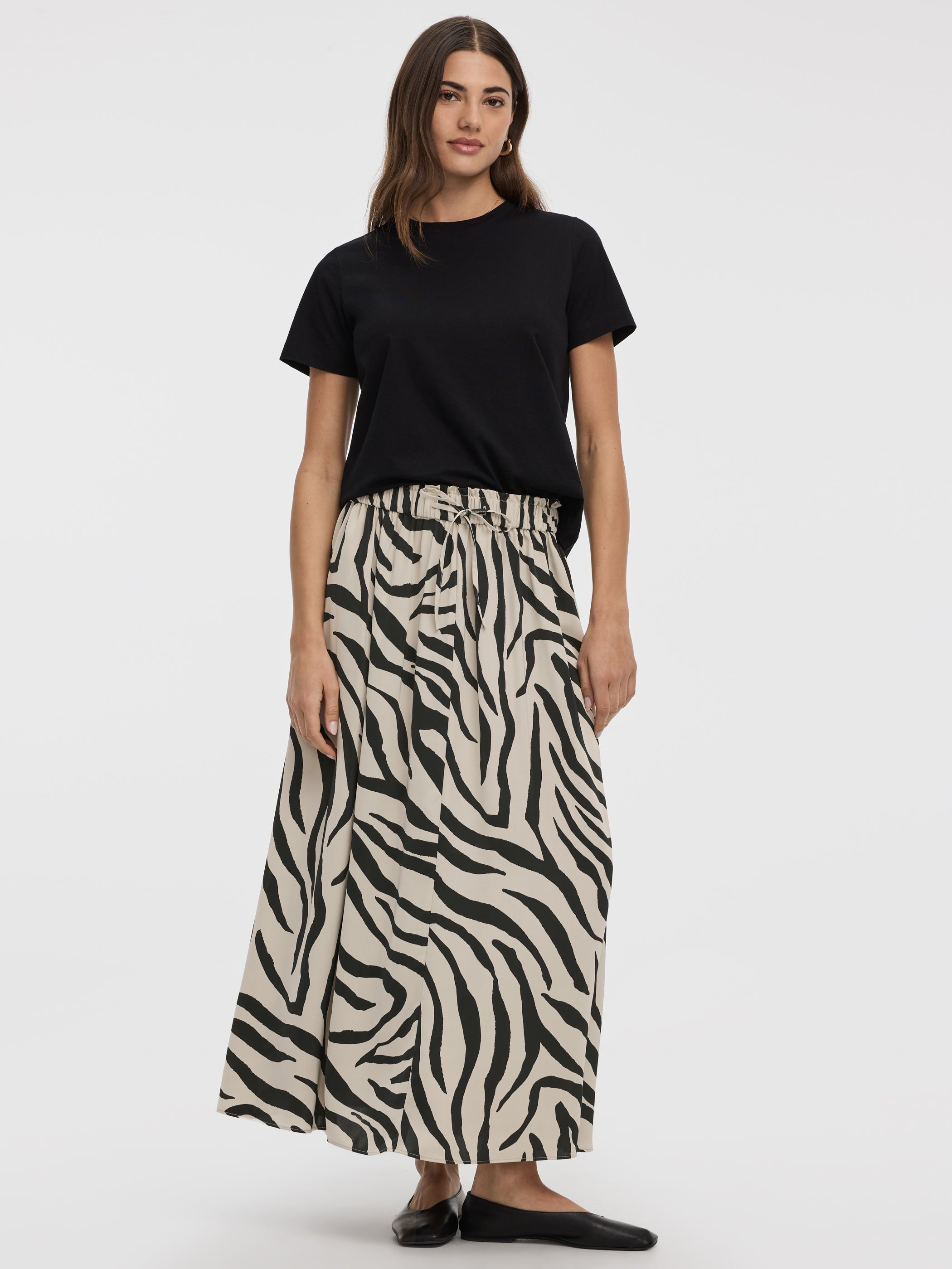 Women's A-Line Satin Maxi Skirt with Pockets – Hyba by Reitmans