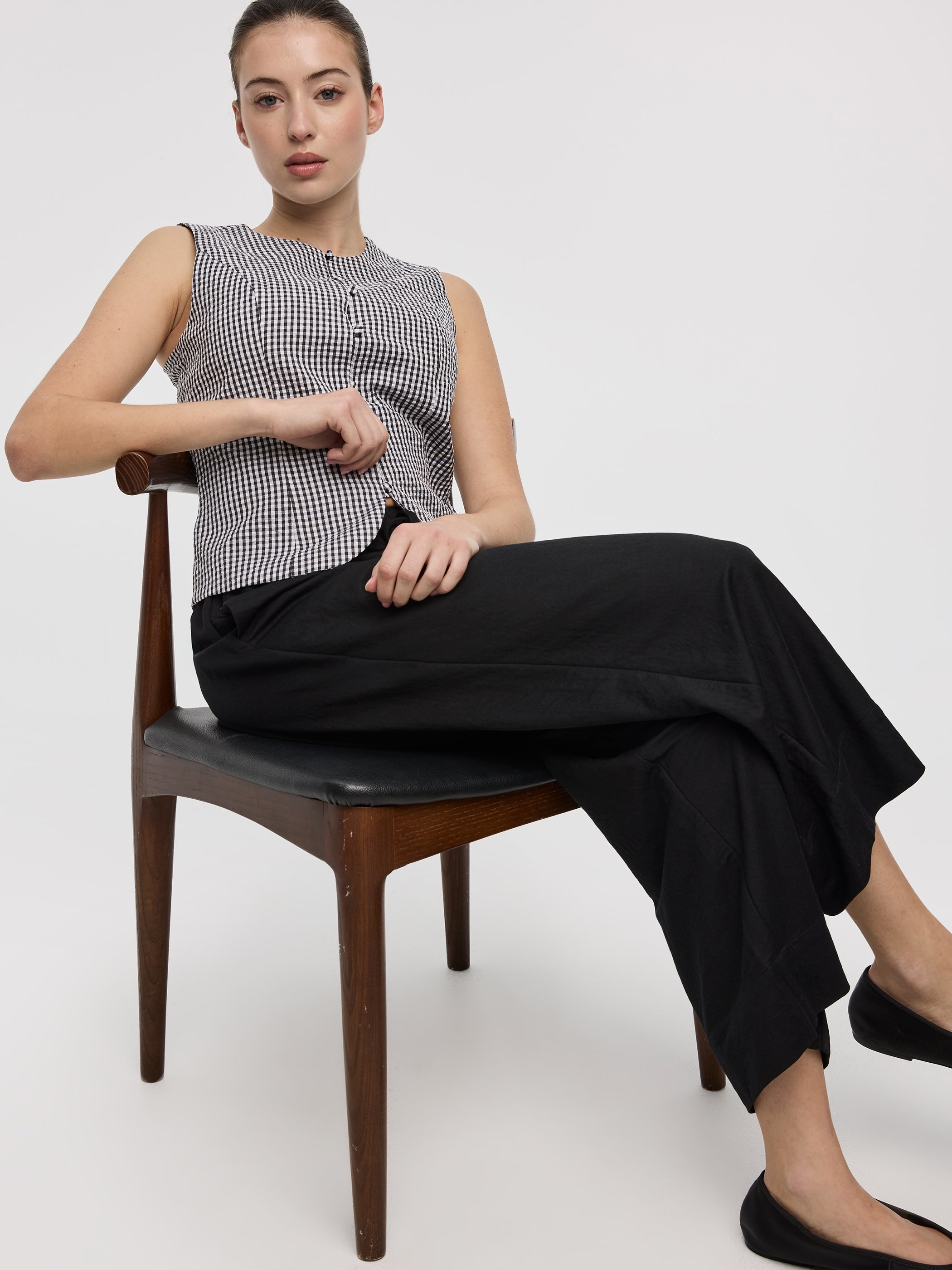 Women's Wide-Leg Cropped Piqué Pant – Soft Knit Comfort | Reitmans