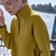 Long-Sleeve Half-Zip Mock-Neck Pullover - Hyba