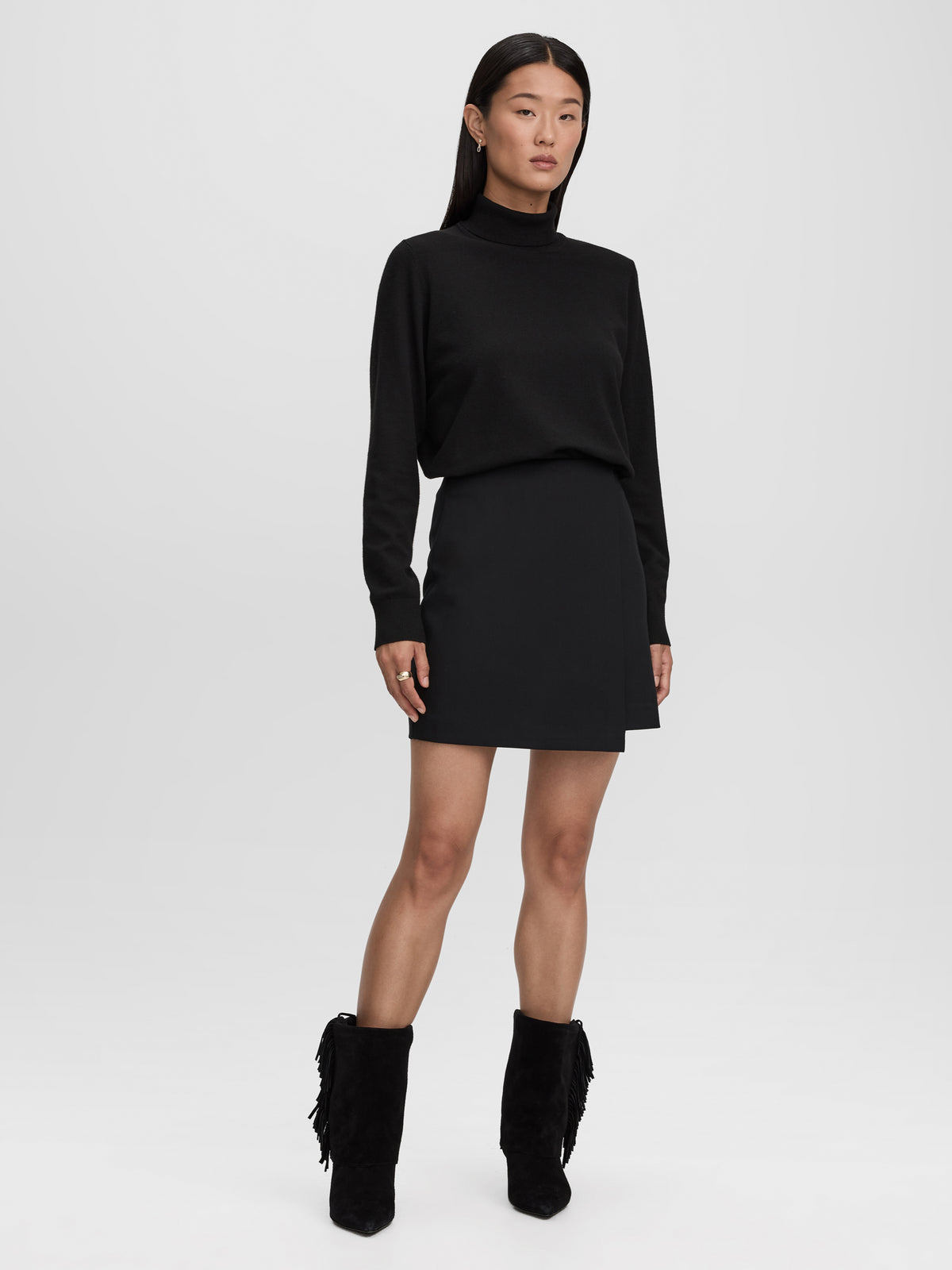 Wrap Mini Skirt