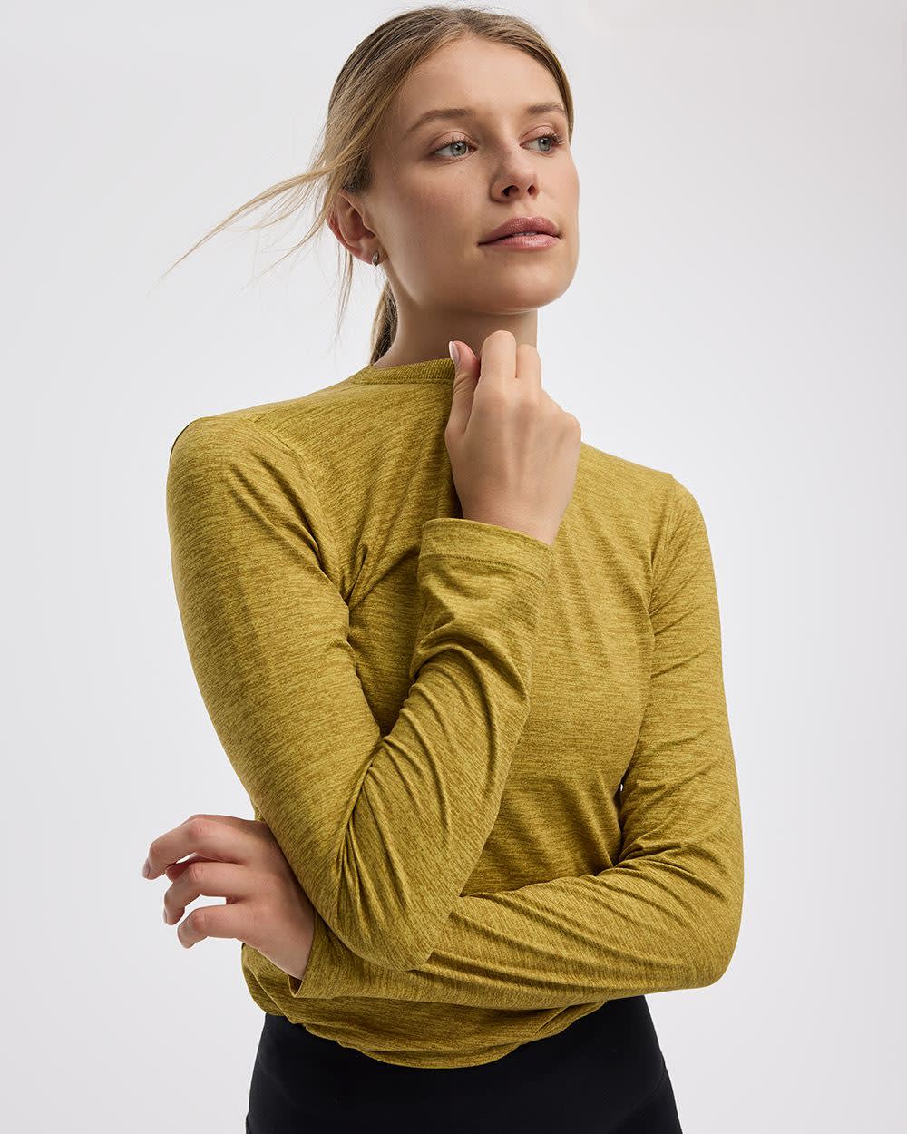 Long-Sleeve Crew-Neck T-Shirt - DRY-LUX (R) Hyba Essentials