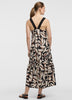 Sleeveless Maxi Dress with Contrast Straps