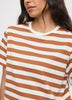 Striped Crew-Neck Boxy T-Shirt