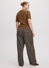 Short-Sleeve Crew-Neck Pullover