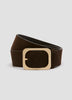 Leather and Suede Belt
