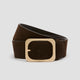 Leather and Suede Belt