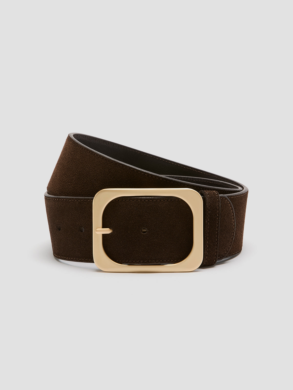 Leather and Suede Belt