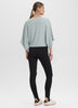 Dolman-Sleeve Boat-Neck Top