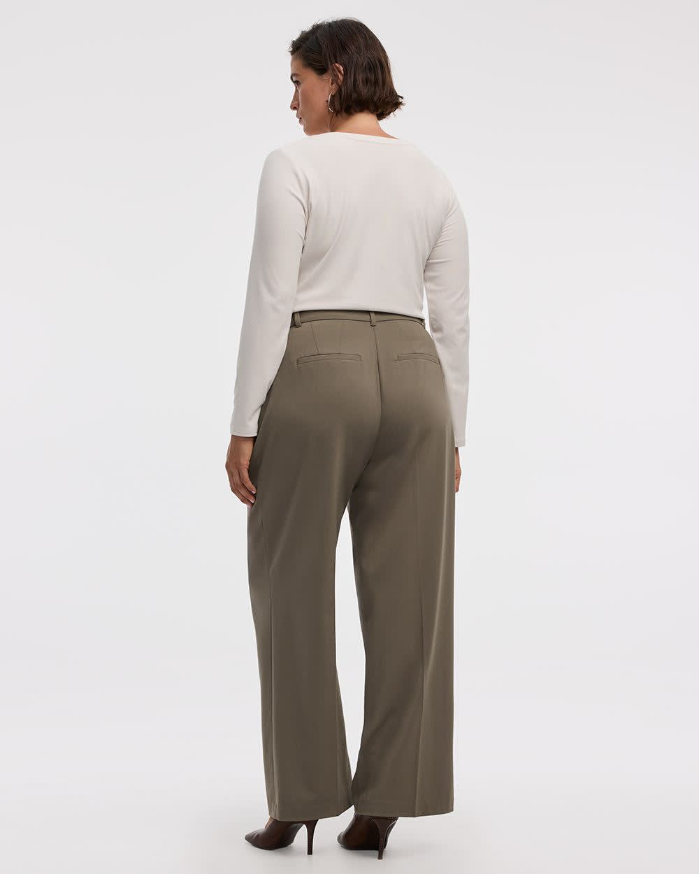 Wide-Leg High-Rise Pant - The Timeless - Curvy Fit