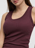 Scoop-Neck Ribbed Tank