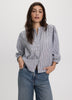 Blouse rayée à manches 3/4 