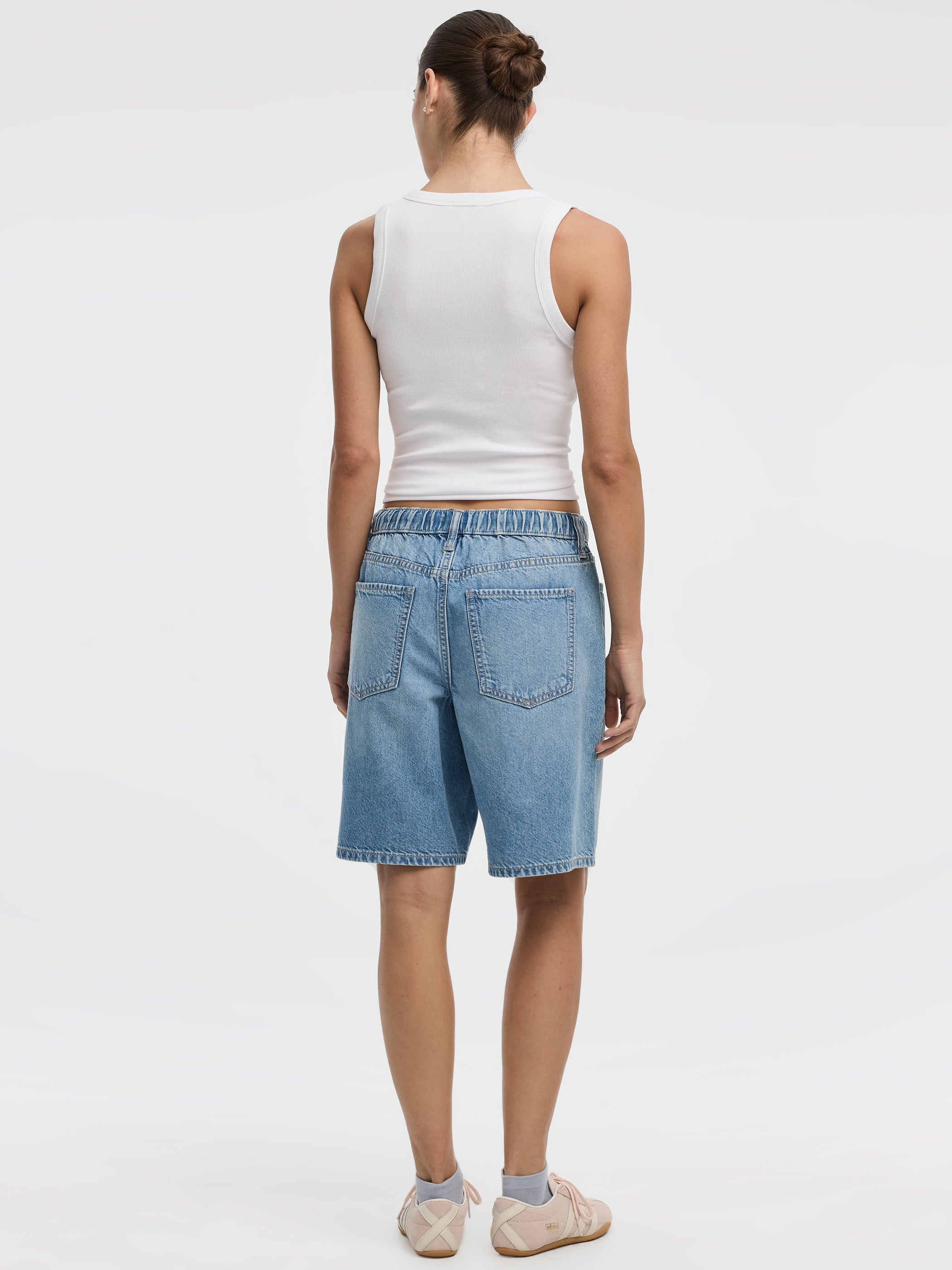 Scoop-Neck Ribbed Tank