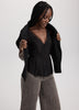 Sleeveless Blouse with Lace Trim