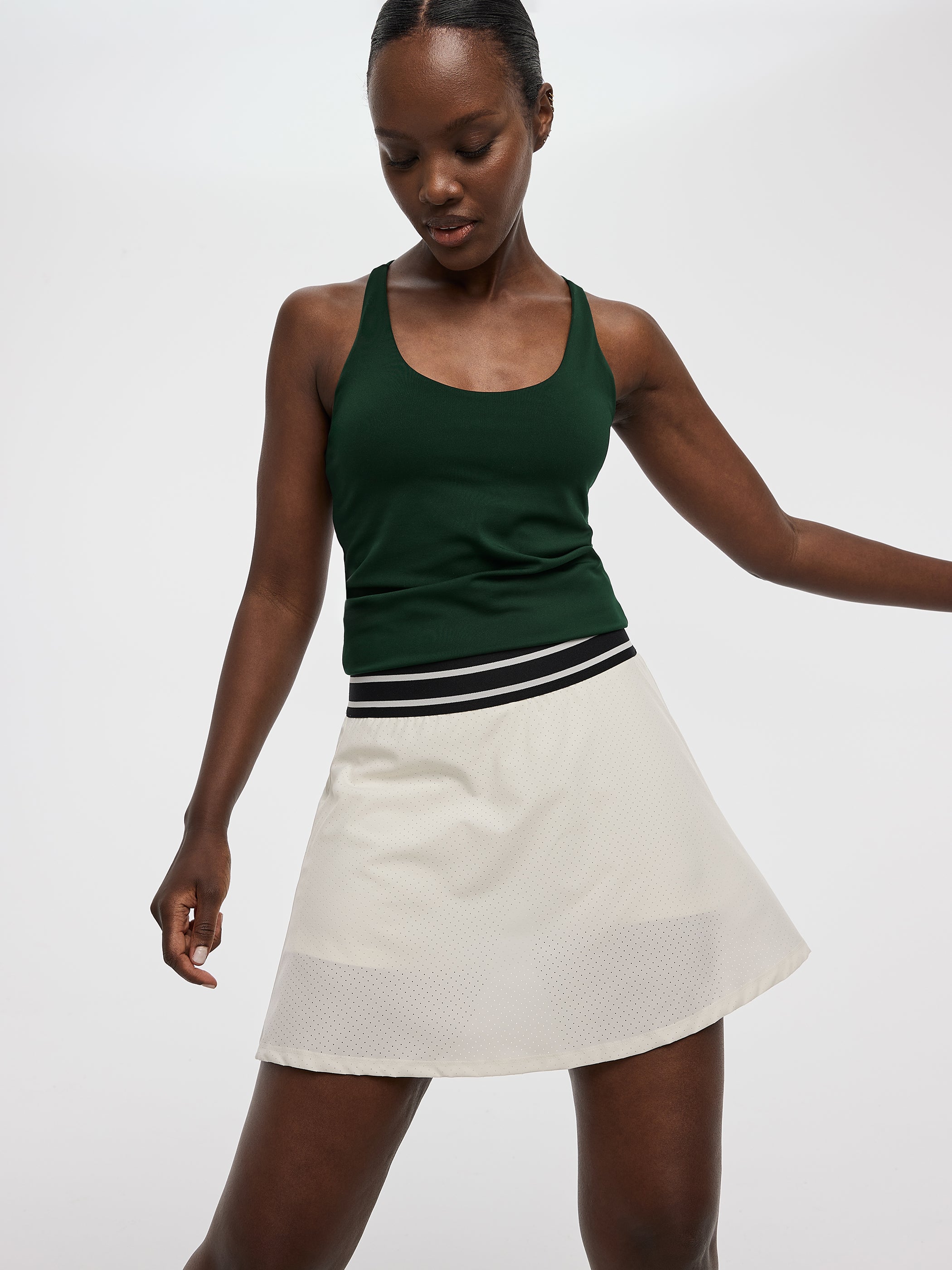 Jupe-short à taille rayée - Hyba