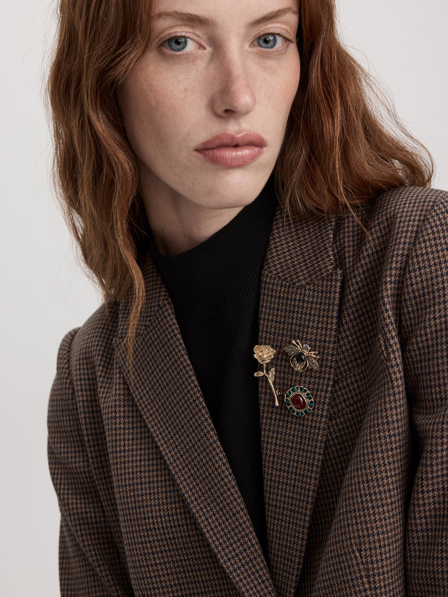 Stone Bumblebee Brooch