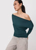 Long-Sleeve Off-the-Shoulder Top