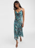 Sleeveless Maxi Dress with Cowl Neckline