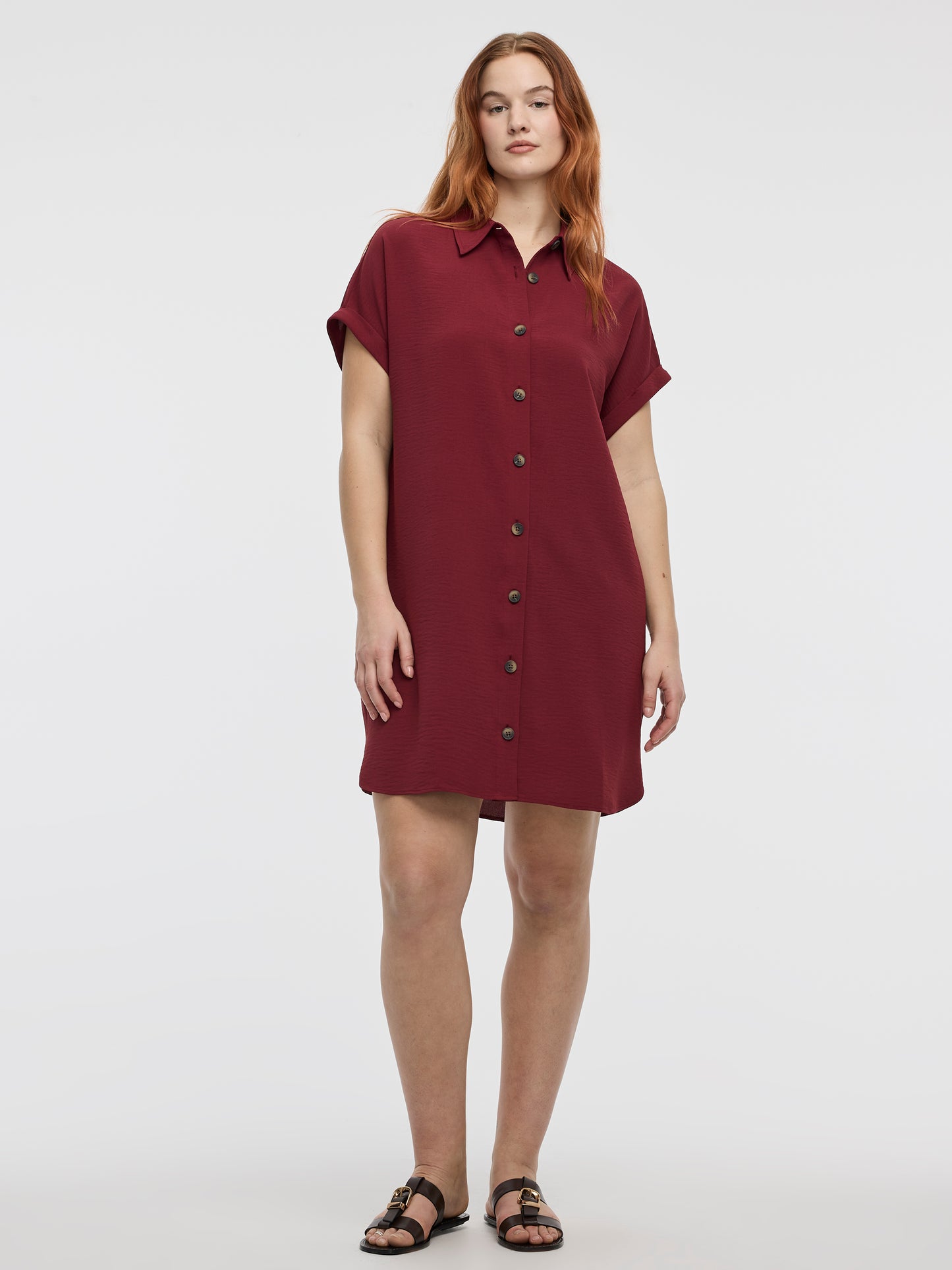 Short-Sleeve Shirt Dress | Regular | Reitmans Short-Sleeve Shirt Dress | Regular | Reitmans