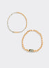 Bracelets with Stone Beads - Set of 2